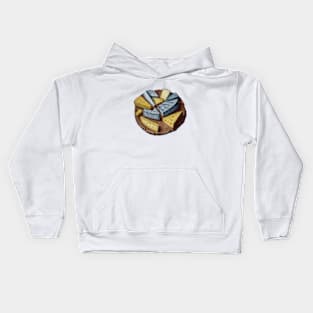 Cheese Food Wood Vintage Since Established Kids Hoodie